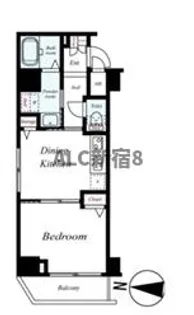トーシンフェニックス方南町弍番館【3階】の間取り