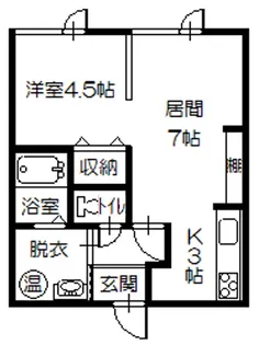 ソッリーゾ【1階】の間取り