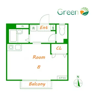 エクレール【1階】の間取り