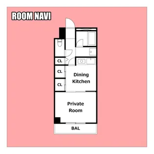 サザンコート住吉【2階】の間取り