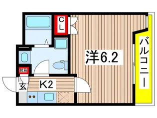 Long Hills船橋【3階】の間取り