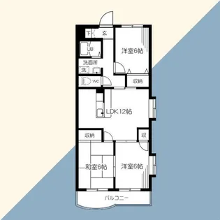 シャトーすみだ【2階】の間取り