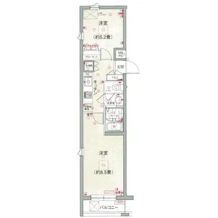 パレ・ホームズ目黒【1階】の間取り