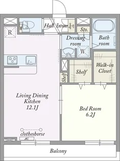 My Style vintage 西小岩【3階】の間取り