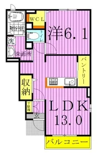 ノアB【1階】の間取り