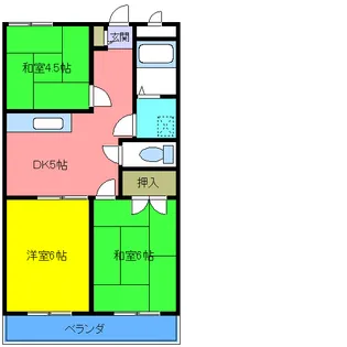 第3光マンション【2階】の間取り