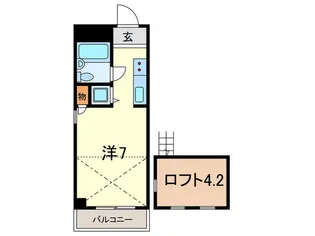 メインステージ芦屋茶屋之町【4階】の間取り