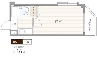 ハイムM&K徳庵【3階】の間取り