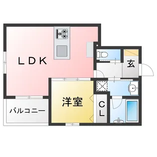 FELSEN DREI【2階】の間取り