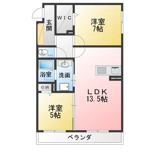 LUCE鳴海駅前【1階】の間取り