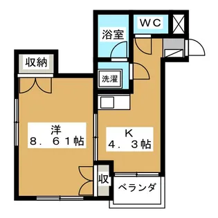 カーサ フォレスタ【2階】の間取り