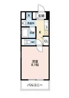アークフレア【2階】の間取り