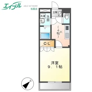 カンタベリーIV【3階】の間取り