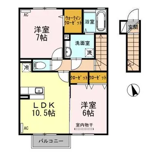 Bambi【2階】の間取り