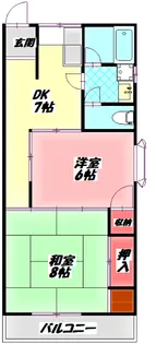 サクセスファースト【2階】の間取り