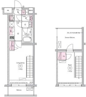 リテラス川崎ウエスト【3階】の間取り