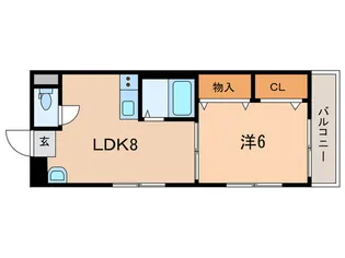 小倉マンション【4階】の間取り
