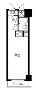 スカイコート池袋第2【10階】の間取り