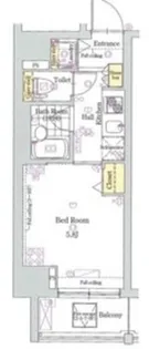 グラントゥルース西日暮里【10階】の間取り