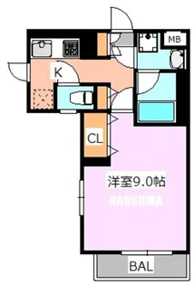 音ノ葉テラス田端【2階】の間取り