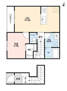 リーブルファイン吉川保の間取り