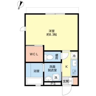 イオスメゾン【1階】の間取り