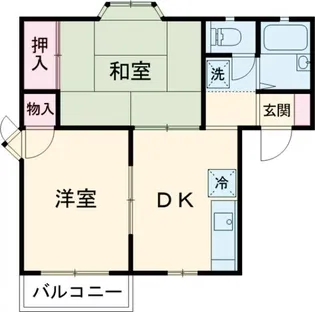 ミモザハウスA【2階】の間取り