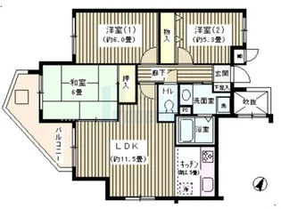 エクセル エヌ・ケー【1階】の間取り