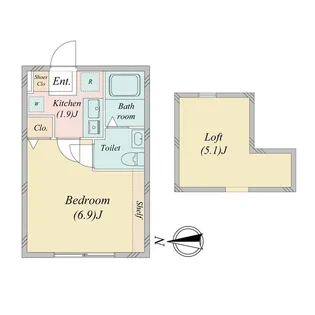 トリアノンパレス【2階】の間取り