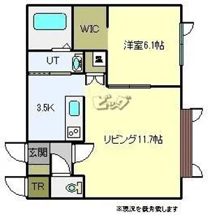 ラルジュ【1階】の間取り