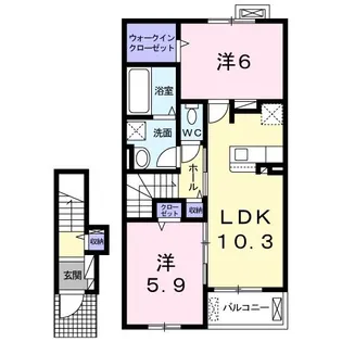 グラン エレガント【2階】の間取り