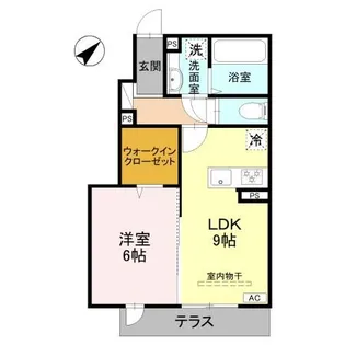 residence歌川町 A棟【1階】の間取り