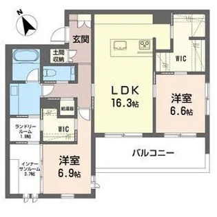 Prime Stage VII【2階】の間取り