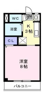 サンアームス【2階】の間取り