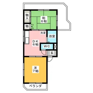 メゾンアイユー【3階】の間取り