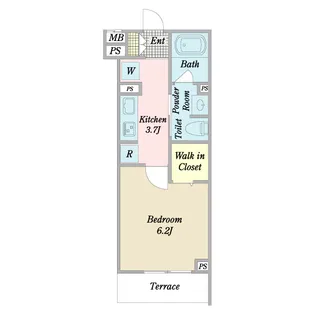 Franchir舞浜【1階】の間取り
