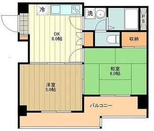 セイワ アクレイム国立B【2階】の間取り