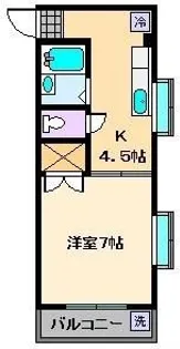 カーサグレイシア【1階】の間取り