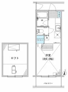コーポ大野【2階】の間取り