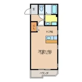 エターナル【3階】の間取り
