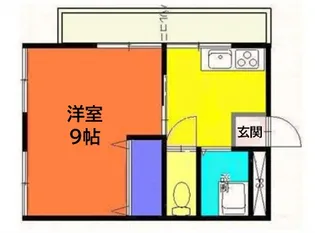 平成マンション【2階】の間取り