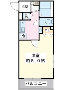 コーラルベルコート【1階】の間取り