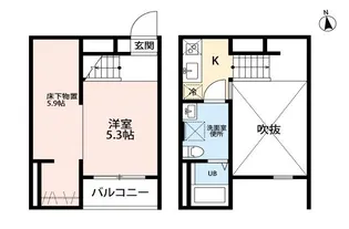 ディグル TRSM【2階】の間取り