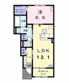 Cuore(クオレ) A【1階】の間取り
