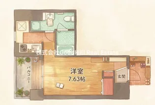 FEEL三国【4階】の間取り