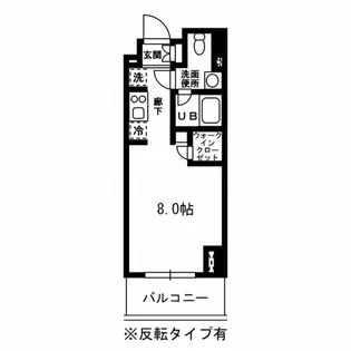 レジディア杉並方南町【2階】の間取り