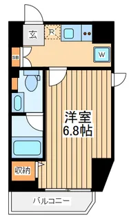 クレイシア横浜ノース【6階】の間取り