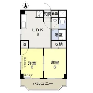 堂元ビル【6階】の間取り