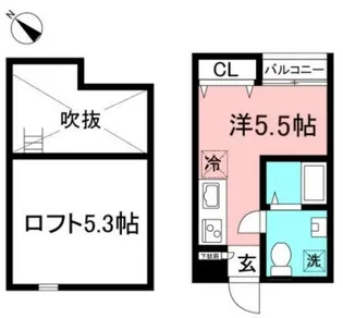villa sadira【2階】の間取り