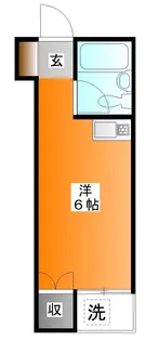 アマリンハイツ【2階】の間取り